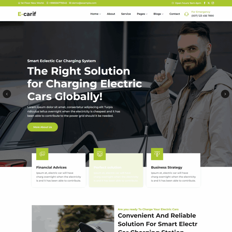 智能电子汽车充电系统网站