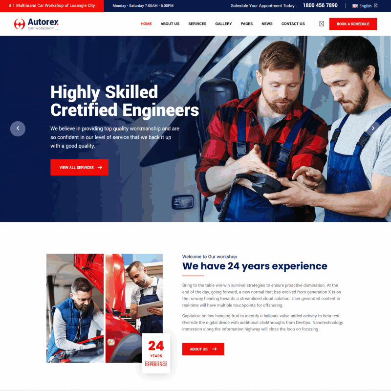 汽车车间维修汽配网站