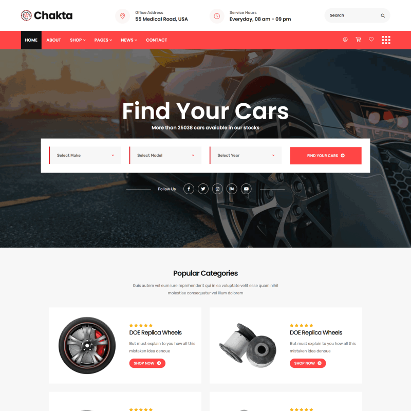 汽车配件零售电商网站