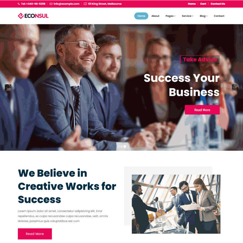 商业财务咨询公司网站