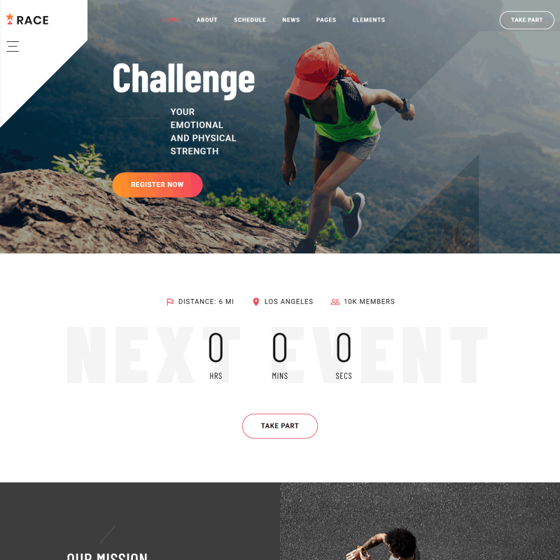 运动赛事报名展示平台网站