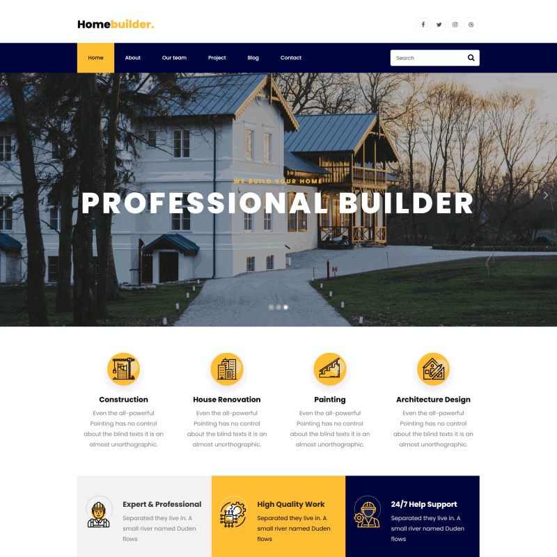 房屋建筑设计宣传专业网站