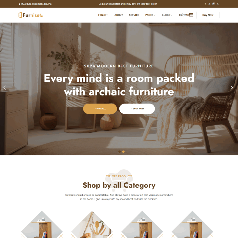 专业家具产品风格设计网站