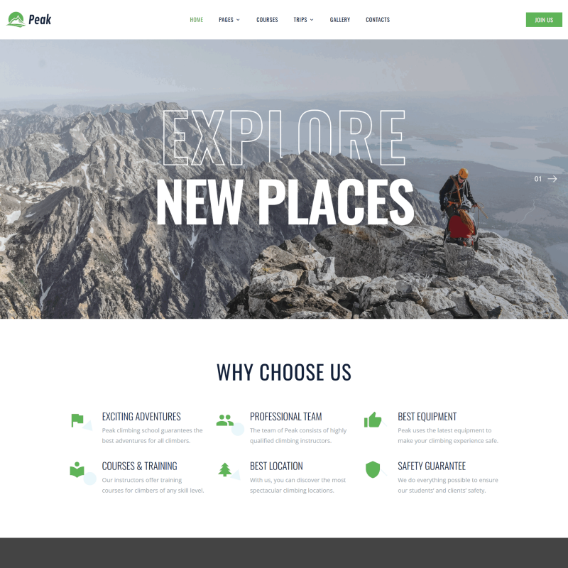 巅峰攀岩训练中心网站