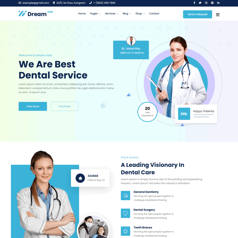 医疗牙科服务机构网站