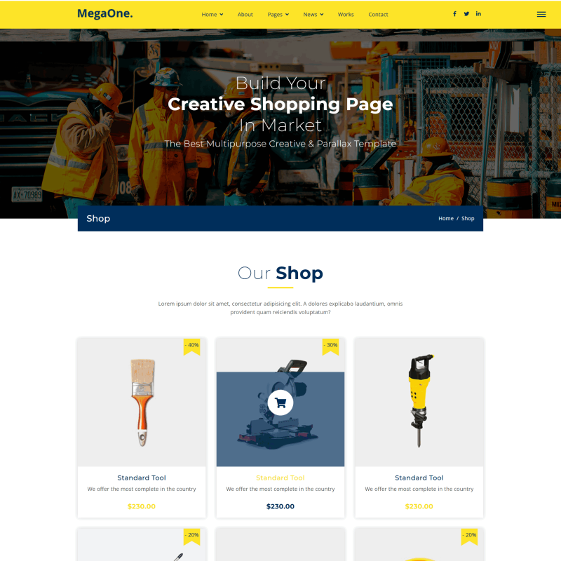 某机械维修设备电子商城网站