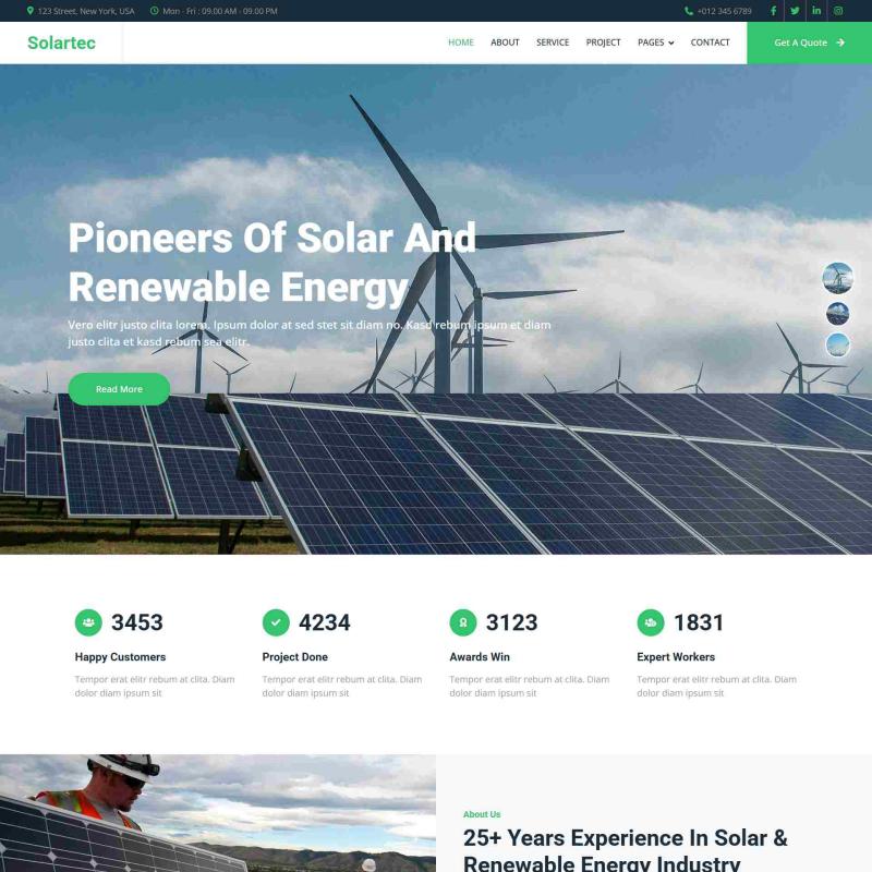 可再生工业能源技术公司网站