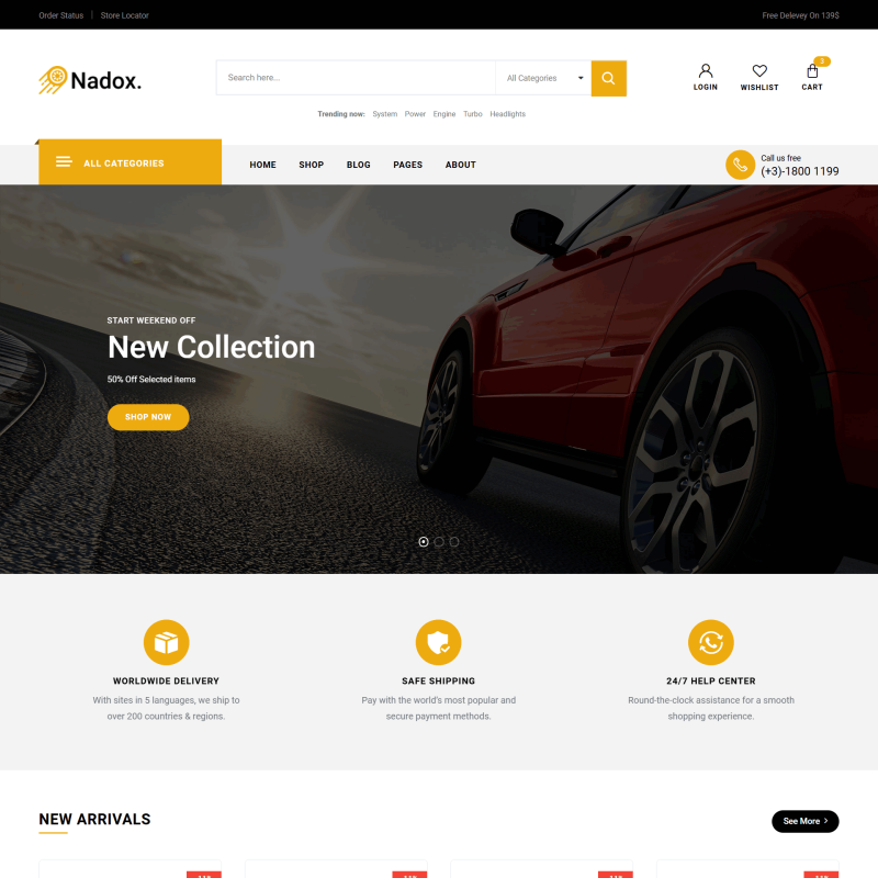 专业出售汽车高端配件网站