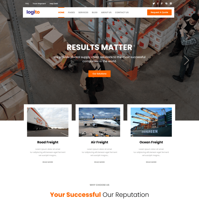 国际物流快递公司网站