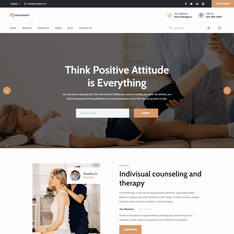 运动康复治疗诊所网站