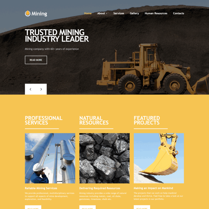 领先矿业资源开采公司网站