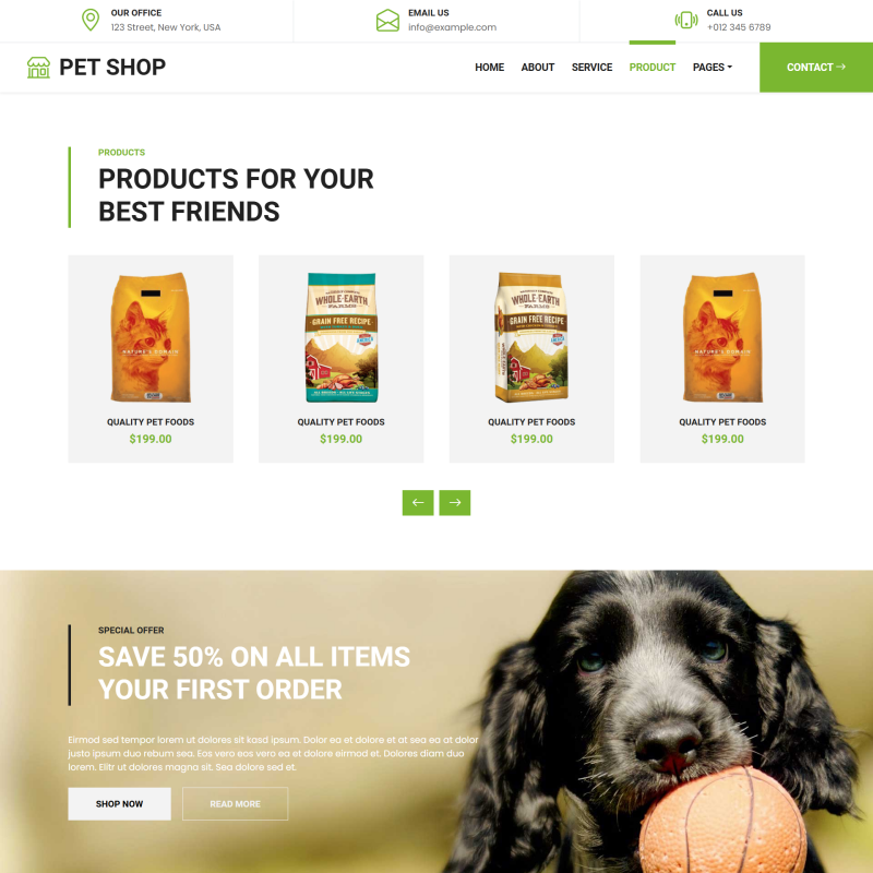 狗狗宠物商城网站