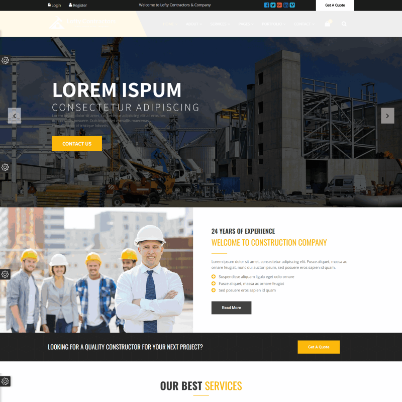 建筑工程行业公司官网